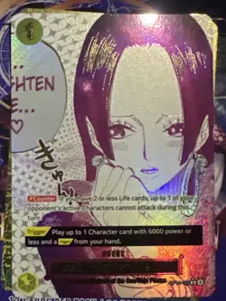 ONE PIECE You'll Frighten Me... ♡ Alt Art OP14-118 THE AZURE SEA'S SEVEN English - Image 1