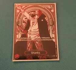 One Piece TCG Shanks OP13 OP09-004 Silver SP 3rd Anniv. Carrying On His Will - Image 1