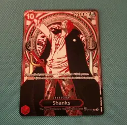 One Piece TCG Shanks OP13 OP09-004 Silver SP 3rd Anniv. Carrying On His Will - Image 2