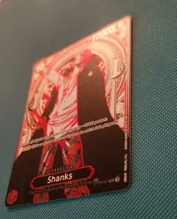 One Piece TCG Shanks OP13 OP09-004 Silver SP 3rd Anniv. Carrying On His Will - Image 4