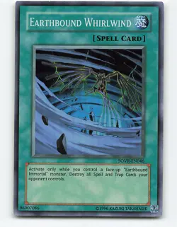 Earthbound Whirlwind #SOVR-EN046 Super Rare Yugioh Card - Image 1