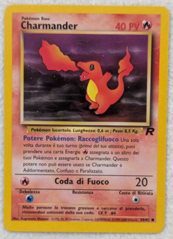 2000 Charmander #50 Team Rocket Regular Pokemon Card Common Spanish - Image 1
