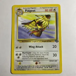Pidgeot 24/64 Non Holo Jungle Set Rare Pokemon Card WOTC LP/Played - Image 1