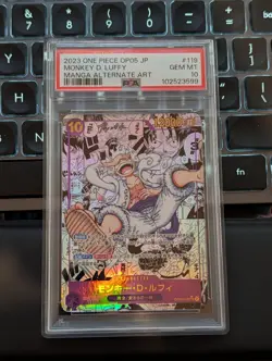 One Piece Card Game - Monkey.D.Luffy OP05-119 Manga Jap PSA 10 Japanese Comic - Image 3
