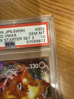 PSA10 Pokemon card Gem Mint Charizard Vmax Starter Set SC 002/021 Japanese - Image 3