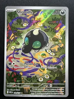 Shroodle 149/132 Me01: Mega Evolution Holo 2025 Pokemon Card NM - Image 1