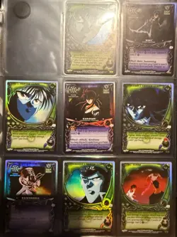 Yu Yu Hakusho TCG Gateway League Cards 1st Edition Set of 9 Cards - Image 1