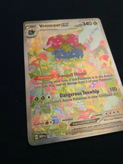 Pokemon TCG Venusaur EX Full Art Holo Card 198/165 Scarlet & Violet 151 Sir - Image 3