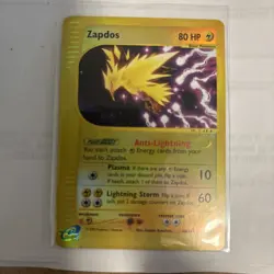 2002 Pokemon ZAPDOS Aquapolis Set HOLO REVERSE RARE Card 44/147 - Image 3