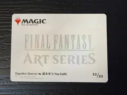 Together Forever Art Card (Gold-Stamped Signature) Art Series: Final Fantasy... - Image 2