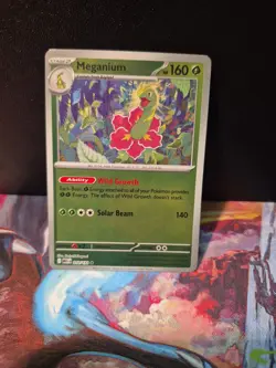 MEGANIUM - 10/132 Mega Evolution NM - Reverse Holo Rare - Pokemon TCG Card - Image 1