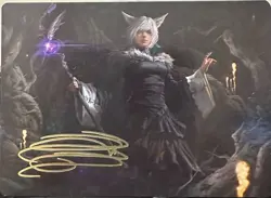 Y’shtola, Nights Blessed Art Card #21 Gold Signature X1 NM - Image 1