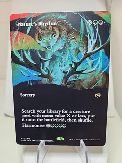Nature's Rhythm (Borderless) Tarkir: Dragonstorm Regular - Image 1