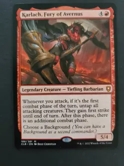 MTG - Karlach, Fury of Avernus (Commander Legends : Baldur's Gate) - Single (NM) - Image 1