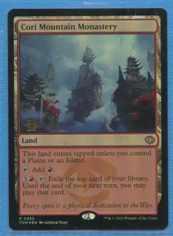 MTG: PreRelease Promo: Tarkir: Dragonstorm: Cori Mountain Monastery: FOIL - Image 1