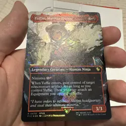 Yuffie, Materia Hunter (Borderless) (Chocobo Track Foil) Commander: Final... - Image 2