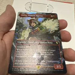 Yuffie, Materia Hunter (Borderless) (Chocobo Track Foil) Commander: Final... - Image 3
