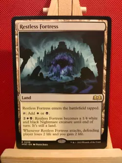 Restless Fortress - Wilds Of Eldraine - Rare - NM - MTG - Image 1