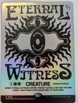 Eternal Witness Rainbow Foil MTG Secret Lair Deceptive Divination English NM - Image 1