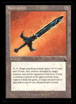 Runesword LP Light Play The Dark MTG [6826] - Image 1