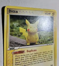 Ditto (Pikachu) 63/113 Common Pokemon EX Delta Species 2005 Non-Holo Vintage MP - Image 3
