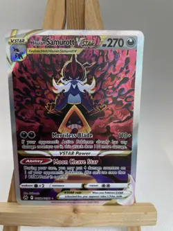 Pokemon TCG - Hisuian Samurott VSTAR - Crown Zenith Galarian Gallery - GG52/GG70 - Image 1