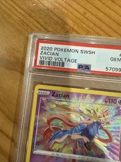 2020 SWSH Zacian PSA 10 Sword & Shield #082/185 Vivid Voltage Pokemon Card #082 - Image 3