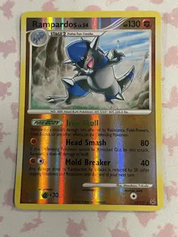 Pokemon TCG Rampardos 13/127 Ultra Rare Reverse Holo NM - Image 1