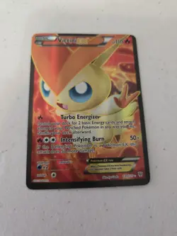 Victini EX 131/135 Plasma Storm Pokemon TCG Card Full Art - Image 1