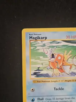 Pokemon TCG Magikarp Base Set Unlimited Uncommon Card 35/102 WOTC LP - Image 2