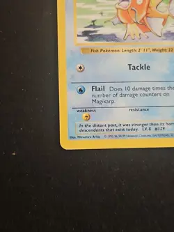 Pokemon TCG Magikarp Base Set Unlimited Uncommon Card 35/102 WOTC LP - Image 5
