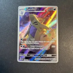 Pokemon TCG Tyranitar Holo Card 222/193 Sv02 Paldea Evolved Illustration Rare - Image 1