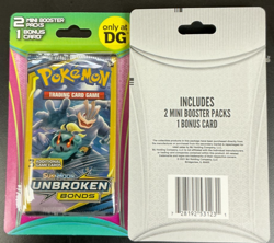 POKEMON UNBROKEN BONDS DG PINK SEALED BLISTER 2 MINI BOOSTER PACK (X2) - Image 2