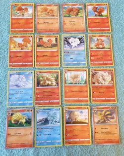 VULPIX & NINETALES BUNDLE OF POKEMON CARDS - Image 1
