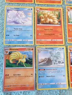VULPIX & NINETALES BUNDLE OF POKEMON CARDS - Image 4