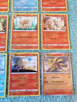 VULPIX & NINETALES BUNDLE OF POKEMON CARDS - Image 5