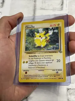 Pokemon Pikachu Jungle 60/64 Regular Unlimited Common French Red Cheeks NM/MT - Image 2
