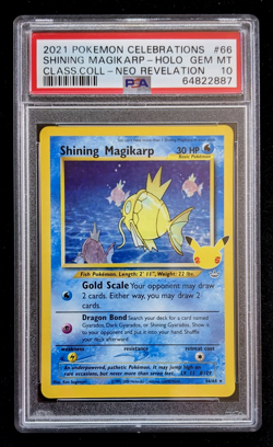 2021 Pokemon Celebrations Shining Magikarp Gem Mint PSA 10 (2X) - Image 4