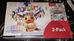 Pokemon TCG Prismatic Evolutions ETB Booster Bundle 2 Pack - New And Sealed - Image 1