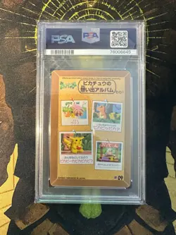 Pokemon Japanese Pikachu and Others 09 Sealdass Fancy Graffiti PSA 10 - Image 2
