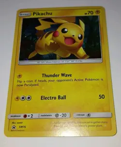 Pikachu SM76 Black Star Promo Cosmos Holo Shining Legends (Holo Bleed) 🌟 NM/LP - Image 3