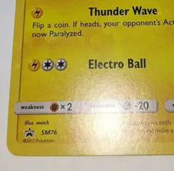Pikachu SM76 Black Star Promo Cosmos Holo Shining Legends (Holo Bleed) 🌟 NM/LP - Image 4