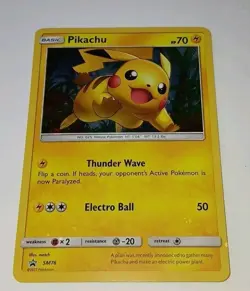 Pikachu SM76 Black Star Promo Cosmos Holo Shining Legends (Holo Bleed) 🌟 NM/LP - Image 5