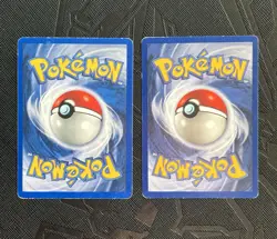 Pokemon TCG Shadowless Base Set Charmander/Bulbasaur (Length/Length Error) - MP - Image 2