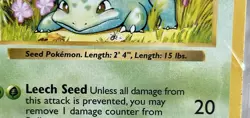 Pokemon TCG Shadowless Base Set Charmander/Bulbasaur (Length/Length Error) - MP - Image 5