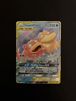 Slowpoke & Psyduck GX #35/236 (SM: Unified Minds) - Pokemon TCG-Ultra Rare-M/NM - Image 1