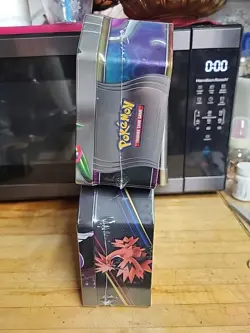 Crown Zenith Galarian Articuno & Iron Leaves Paradox Factory Sealed Pokemon Tin - Image 4