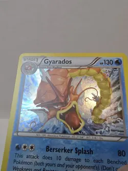 Gyarados XY109 Pokemon XY Black Star Promo Cosmos Holo 2016 - Image 2