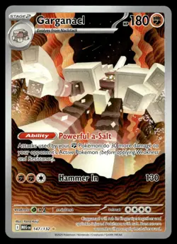 2025 Pokemon Mega Evolutions 147 Garganacl Near Mint - Image 1