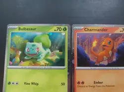 Pokemon - Bulbasaur Squirtle Charmander SVP046 047 048 Galaxy Foil Set of 3 - Image 2